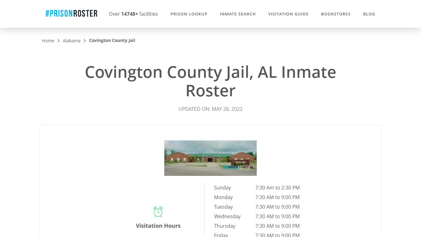 Covington County Jail, AL Inmate Roster